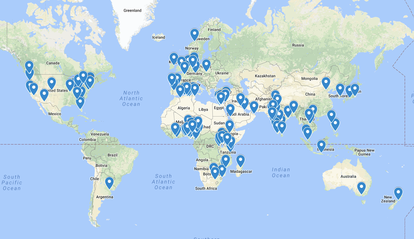 Flutter events happening around the world