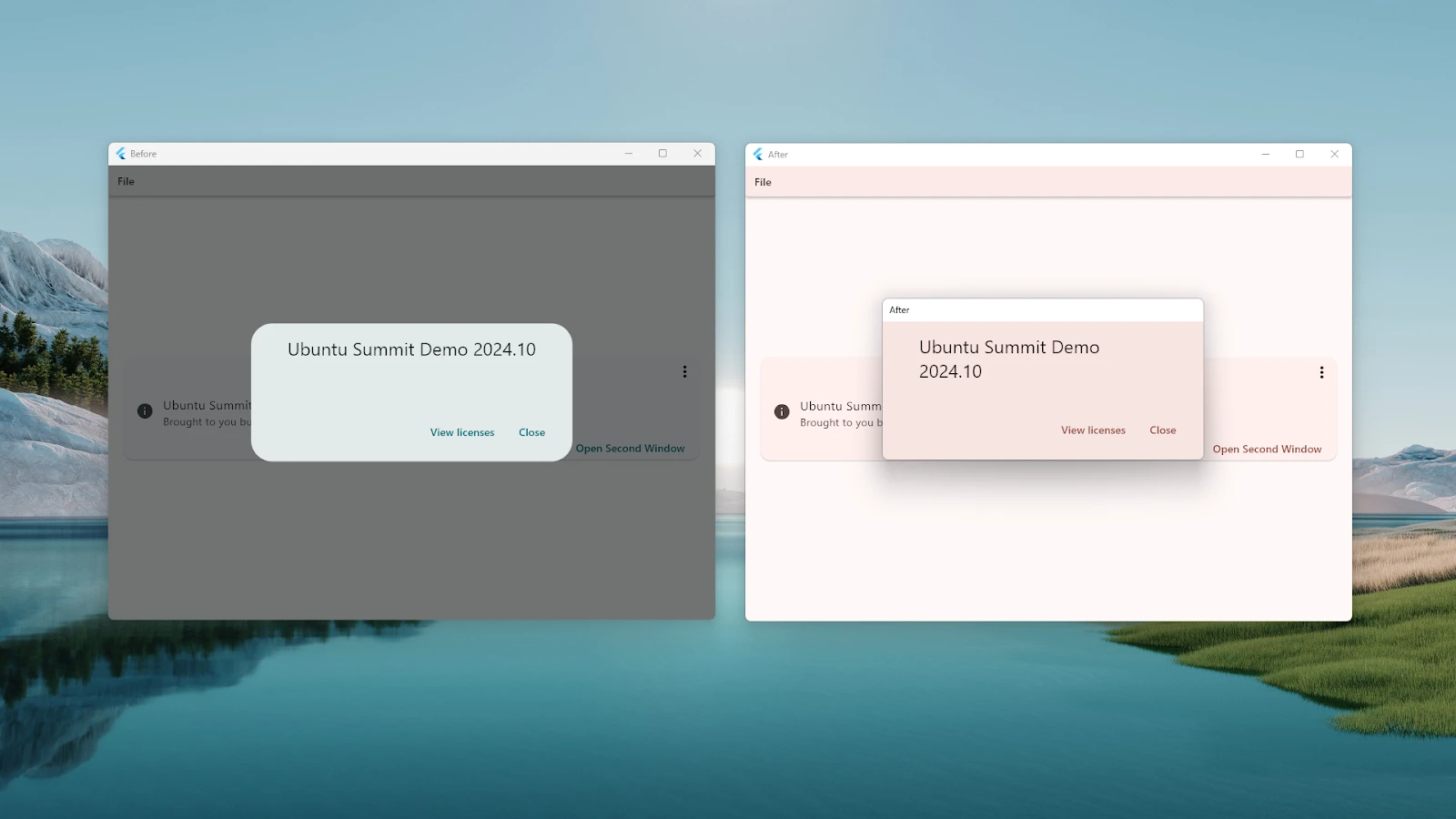 Multi-window support running on Linux