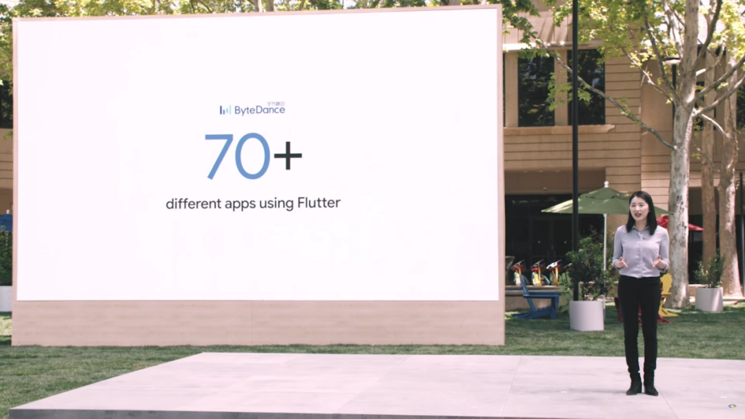 More than 70 apps by ByteDance use Flutter as their multi-platform solution.