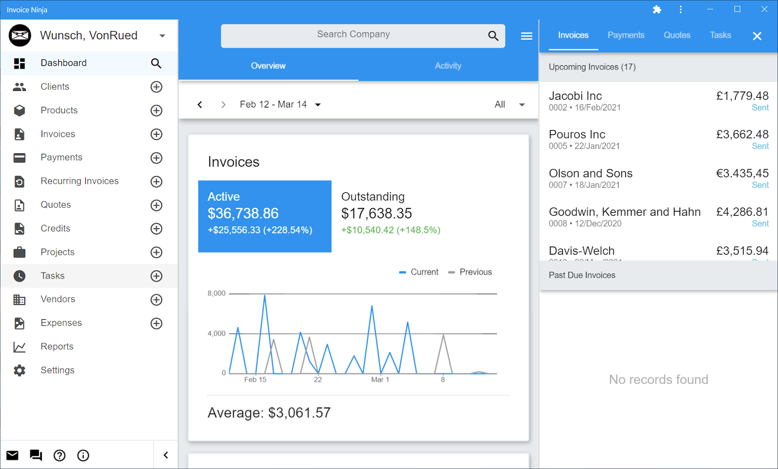 [Invoice Ninja](https://www.invoiceninja.com/), an invoice management app, launched the PWA app using the same codebase as their existing Flutter mobile apps.