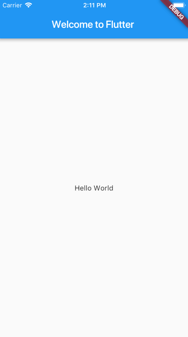 This is what you should see upon loading the app.