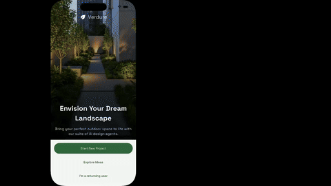 Landscape design app demo