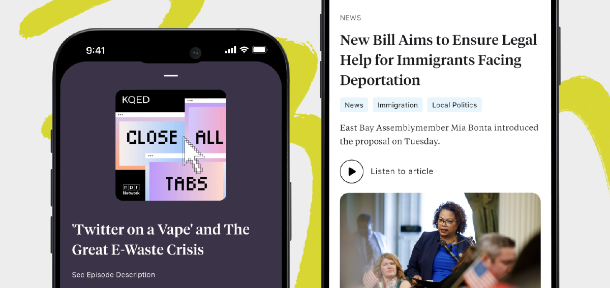 KQED news view